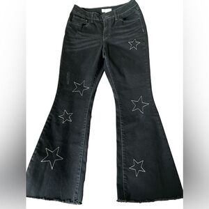 Womens Wild Pearl High Rise Black Jeans W Stars